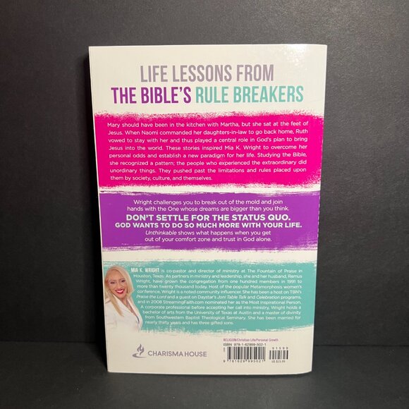 *Signed* Unthinkable - Do the Unordinary to Exp the Extraordinary by Mia Wright - Picture 2 of 7